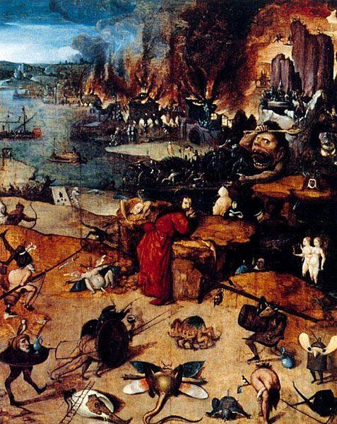 BOSCH, Hieronymus The Temptation of Saint Anthony Germany oil painting art